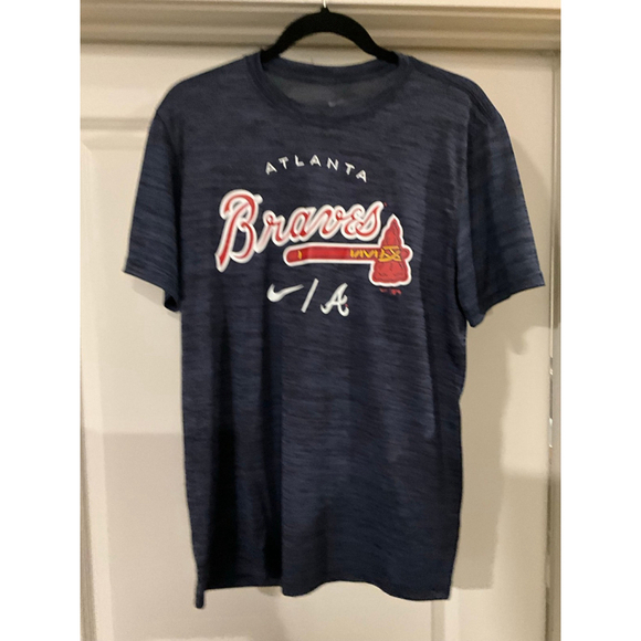Nike Dri Fit Atlanta Braves T-shirt Size Medium - Picture 1 of 8